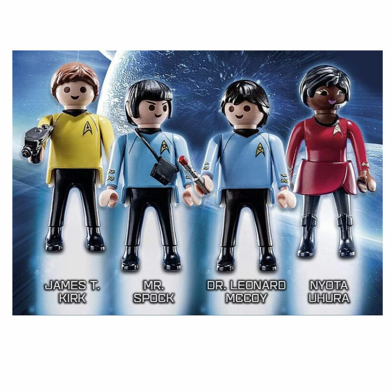 PLAYMOBIL STAR TREK 71155 - Figurenset mit Kirk, Spock, McCoy, Uhura