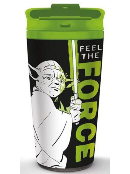 Pyramid - Star Wars (Yoda - Feel The Force) Metal Travel - Becher
